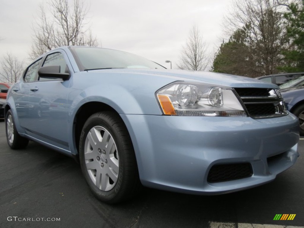 Crystal Blue Pearl 2013 Dodge Avenger SE Exterior Photo #75765265