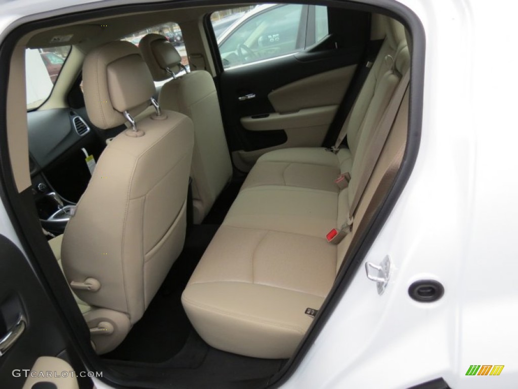 Black/Light Frost Beige Interior 2013 Dodge Avenger SE Photo #75765658