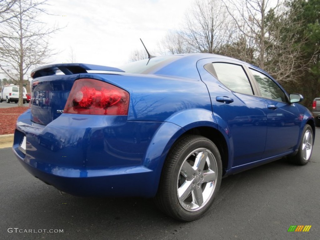 Blue Streak Pearl 2013 Dodge Avenger SXT Exterior Photo #75765776