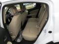 2013 Dodge Avenger Black/Light Frost Beige Interior Rear Seat Photo