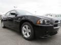 2013 Pitch Black Dodge Charger SE  photo #4