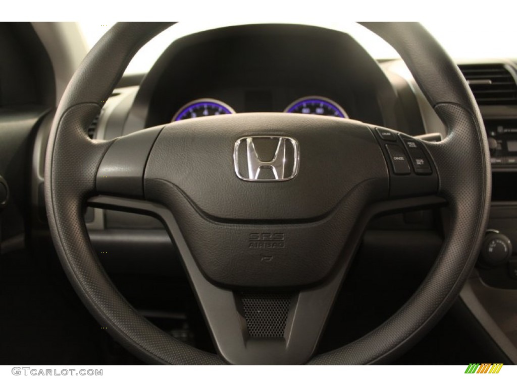 2011 Honda CR-V LX 4WD Black Steering Wheel Photo #75766904
