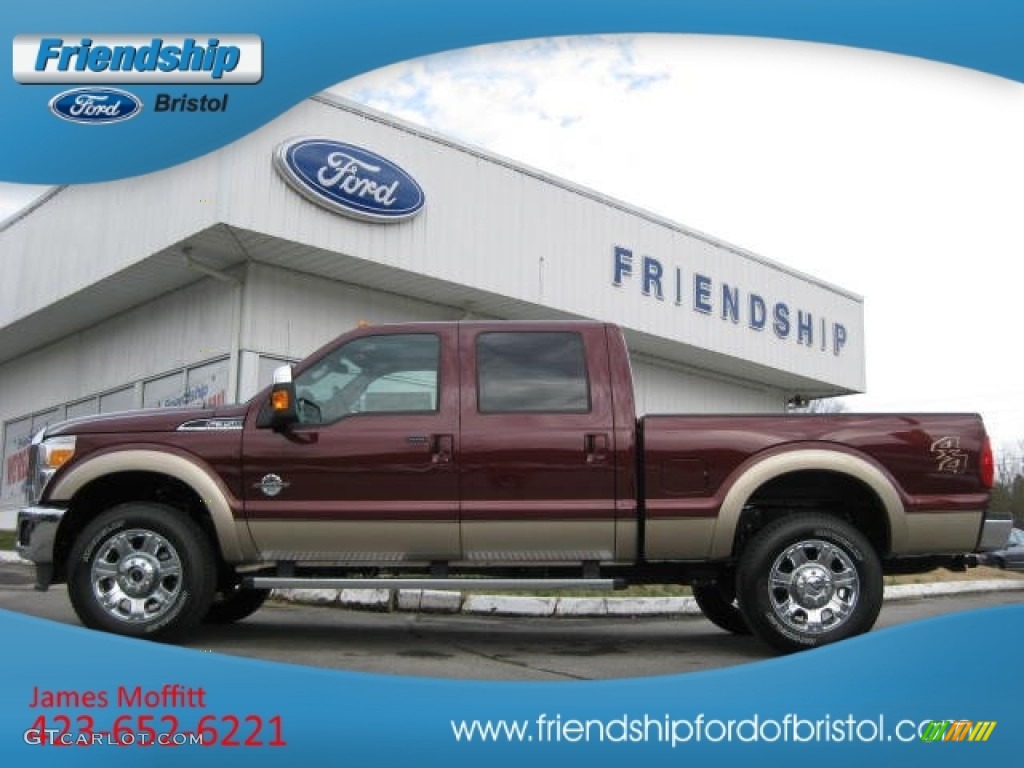 Autumn Red Metallic Ford F350 Super Duty