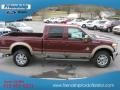 2013 Autumn Red Metallic Ford F350 Super Duty Lariat Crew Cab 4x4  photo #5