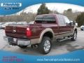 2013 Autumn Red Metallic Ford F350 Super Duty Lariat Crew Cab 4x4  photo #6