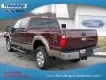 2013 Autumn Red Metallic Ford F350 Super Duty Lariat Crew Cab 4x4  photo #8