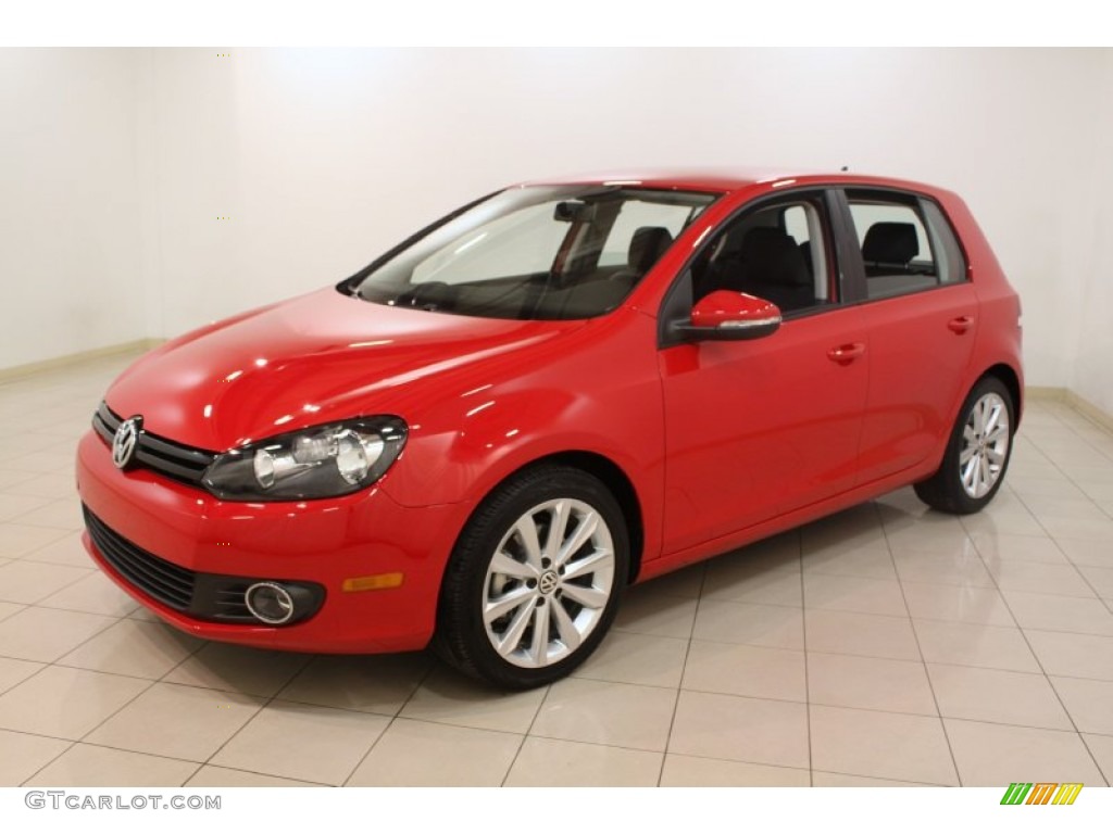 Tornado Red 2013 Volkswagen Golf 4 Door TDI Exterior Photo #75767177