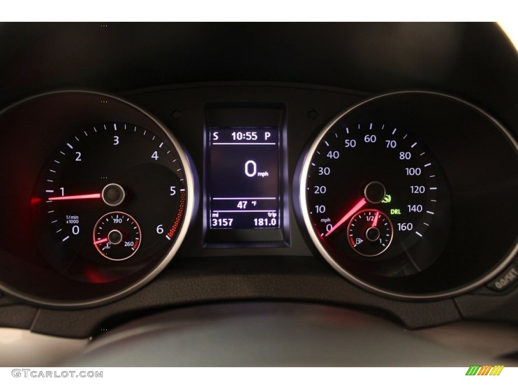 2013 Volkswagen Golf 4 Door TDI Gauges Photo #75767240