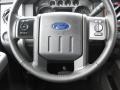 Black 2013 Ford F350 Super Duty Lariat Crew Cab 4x4 Steering Wheel