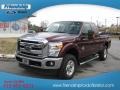 2013 Autumn Red Metallic Ford F250 Super Duty XLT SuperCab 4x4  photo #2