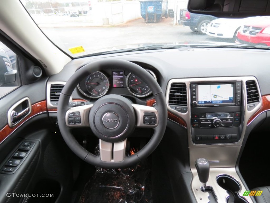 2013 Jeep Grand Cherokee Limited Black Dashboard Photo #75768635