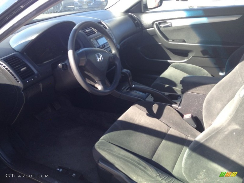 2006 Accord LX Coupe - Nighthawk Black Pearl / Black photo #14