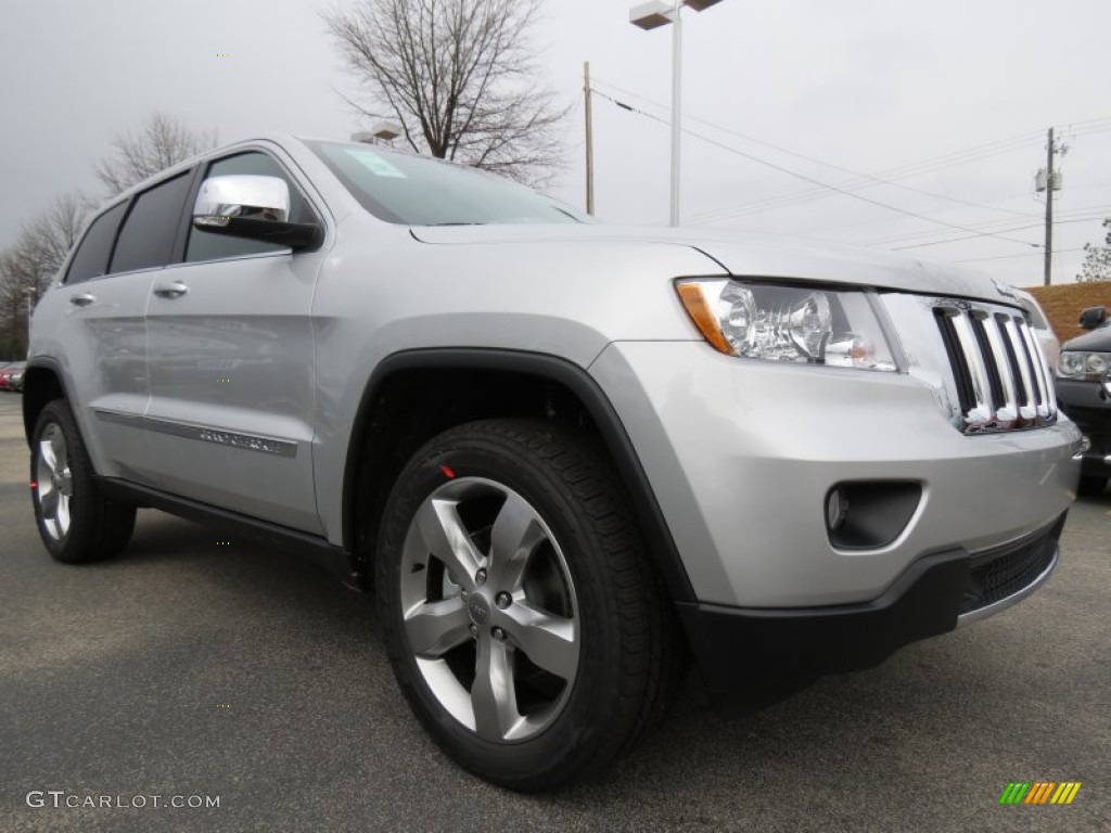 2013 Grand Cherokee Limited - Bright Silver Metallic / Black photo #4