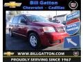 Deep Cherry Red Crystal Pearl 2010 Dodge Grand Caravan SE Hero