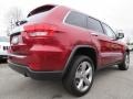 2013 Deep Cherry Red Crystal Pearl Jeep Grand Cherokee Overland  photo #3