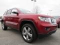 2013 Deep Cherry Red Crystal Pearl Jeep Grand Cherokee Overland  photo #4
