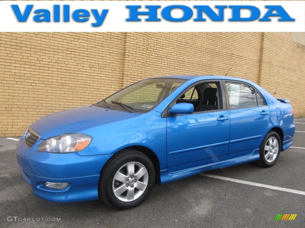 2007 Corolla S - Speedway Blue Metallic / Dark Charcoal photo #1