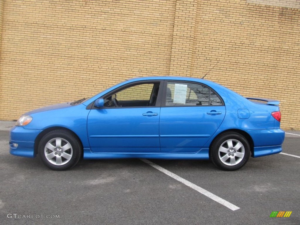 2007 Corolla S - Speedway Blue Metallic / Dark Charcoal photo #2