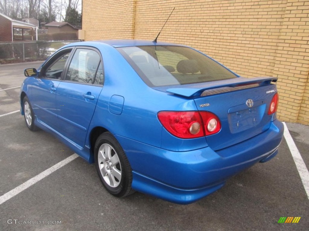 2007 Corolla S - Speedway Blue Metallic / Dark Charcoal photo #3