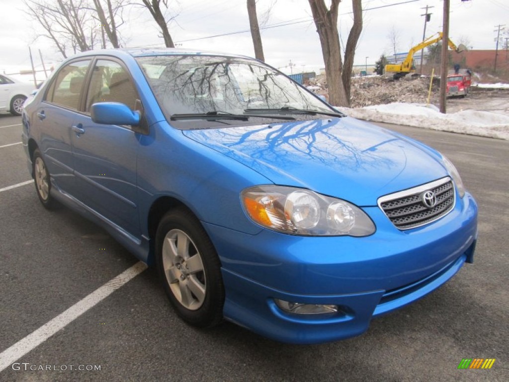 2007 Corolla S - Speedway Blue Metallic / Dark Charcoal photo #5