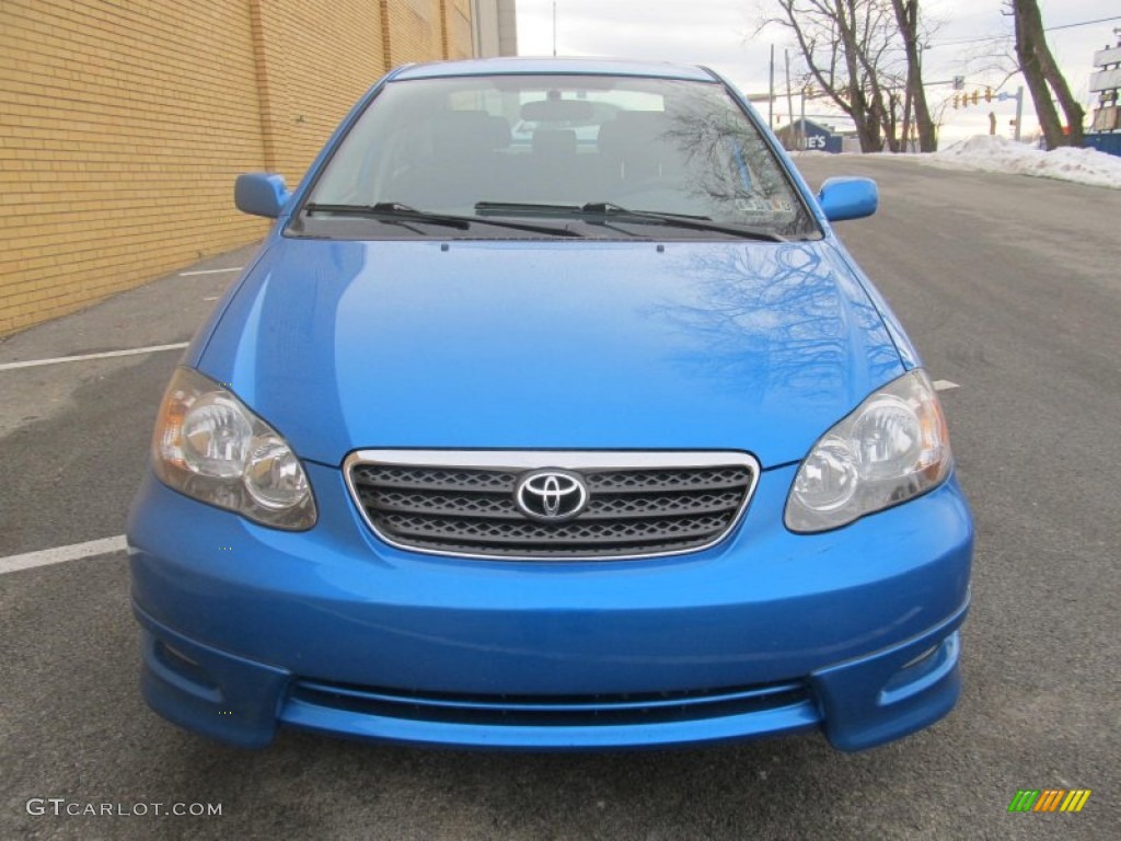 2007 Corolla S - Speedway Blue Metallic / Dark Charcoal photo #6