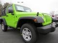 2013 Gecko Green Jeep Wrangler Sport 4x4  photo #4