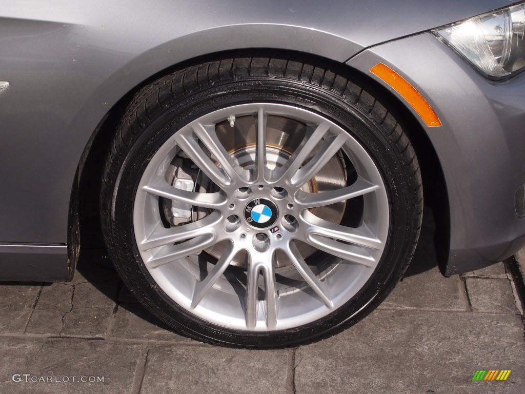 2010 3 Series 335i Coupe - Space Gray Metallic / Black photo #2