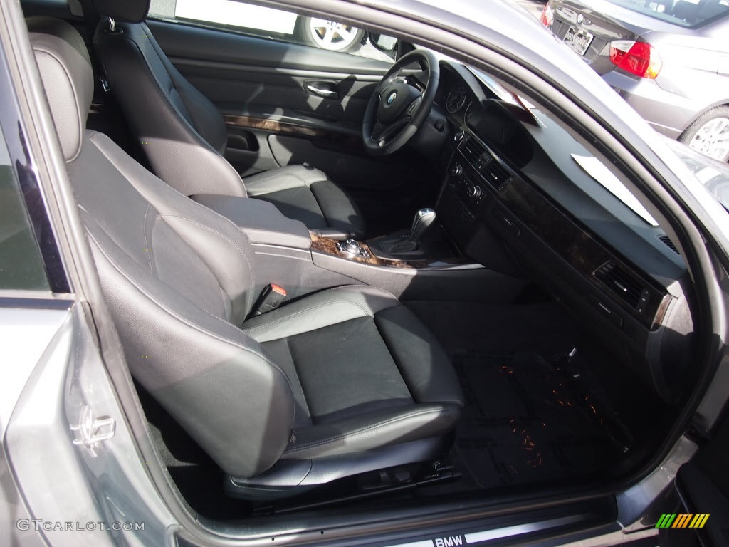 2010 3 Series 335i Coupe - Space Gray Metallic / Black photo #6