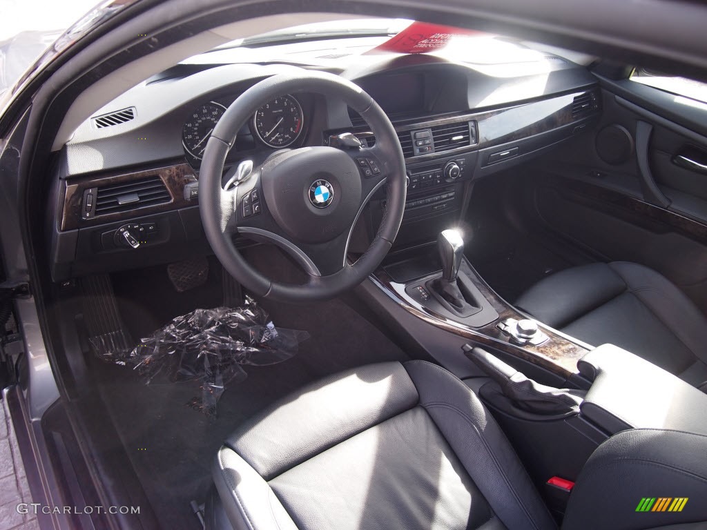 2010 3 Series 335i Coupe - Space Gray Metallic / Black photo #13