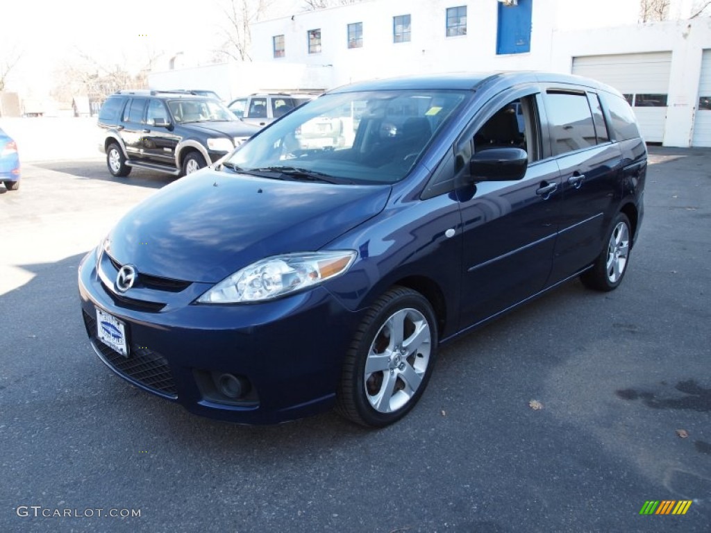 2006 MAZDA5 Sport - Strato Blue Mica / Black photo #2
