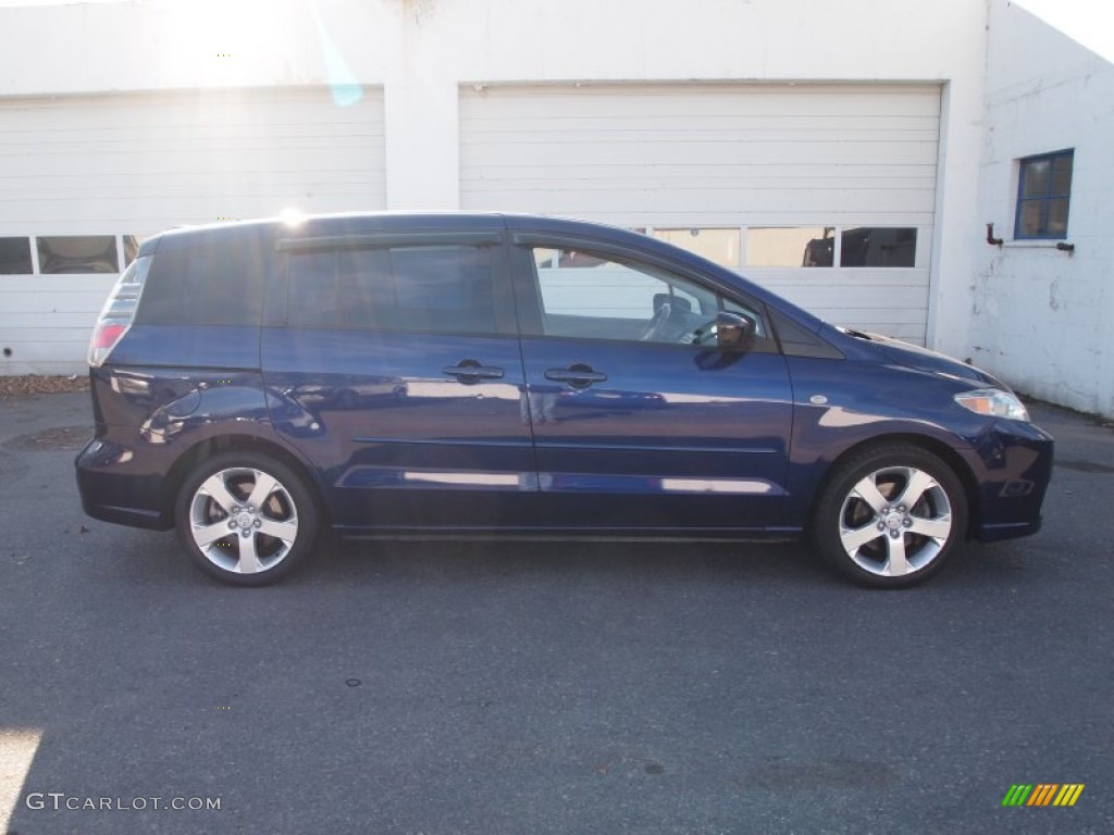 2006 MAZDA5 Sport - Strato Blue Mica / Black photo #5