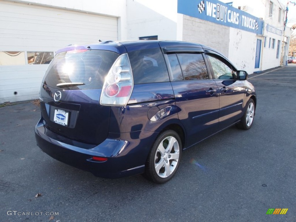 2006 MAZDA5 Sport - Strato Blue Mica / Black photo #6