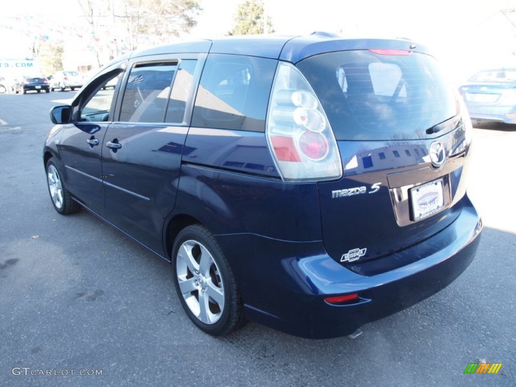 2006 MAZDA5 Sport - Strato Blue Mica / Black photo #8