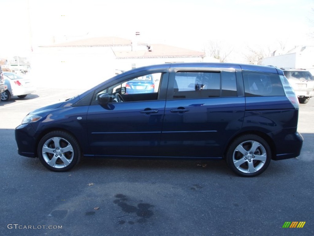 2006 MAZDA5 Sport - Strato Blue Mica / Black photo #9