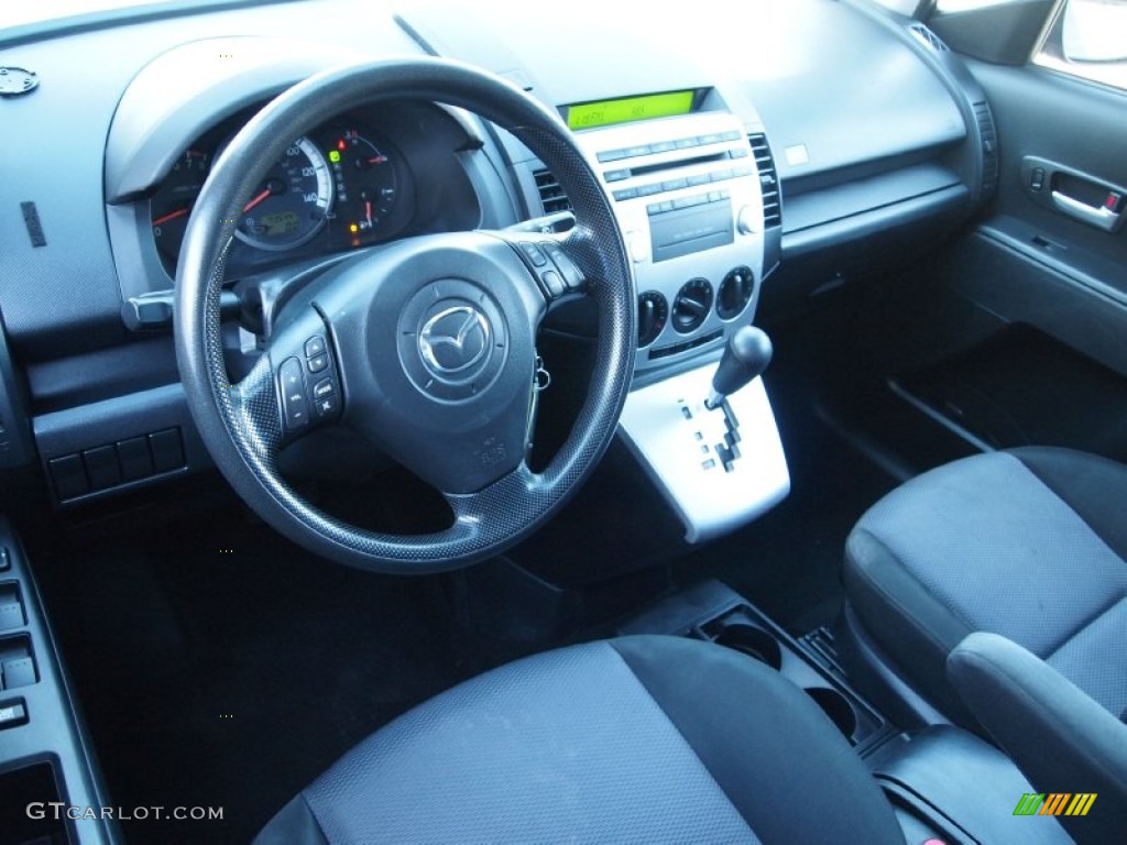 2006 MAZDA5 Sport - Strato Blue Mica / Black photo #10