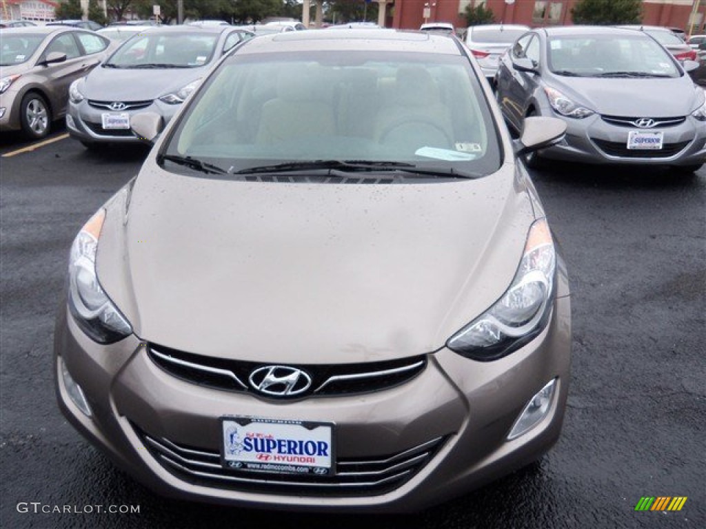 2013 Elantra Limited - Desert Bronze / Beige photo #1