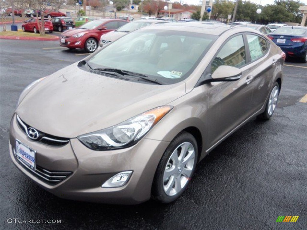 2013 Elantra Limited - Desert Bronze / Beige photo #2