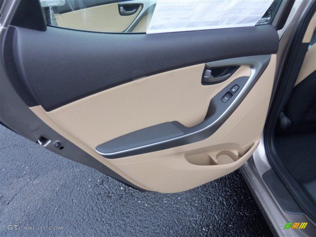 2013 Elantra Limited - Desert Bronze / Beige photo #12