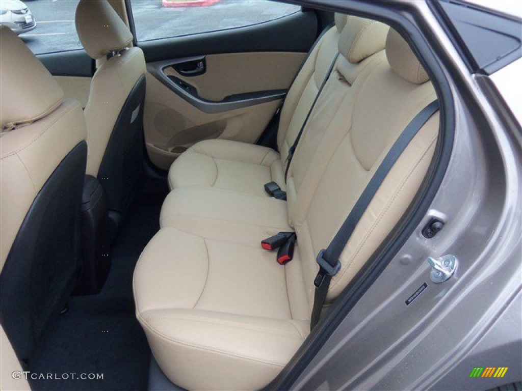 2013 Elantra Limited - Desert Bronze / Beige photo #13