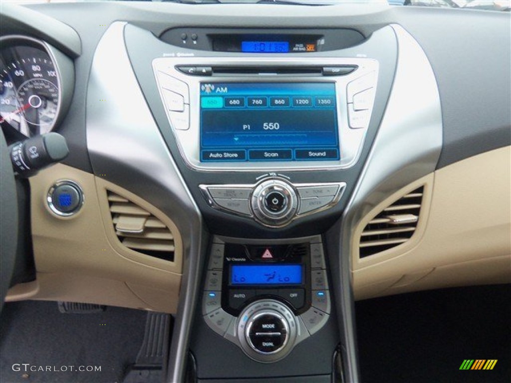 2013 Elantra Limited - Desert Bronze / Beige photo #15