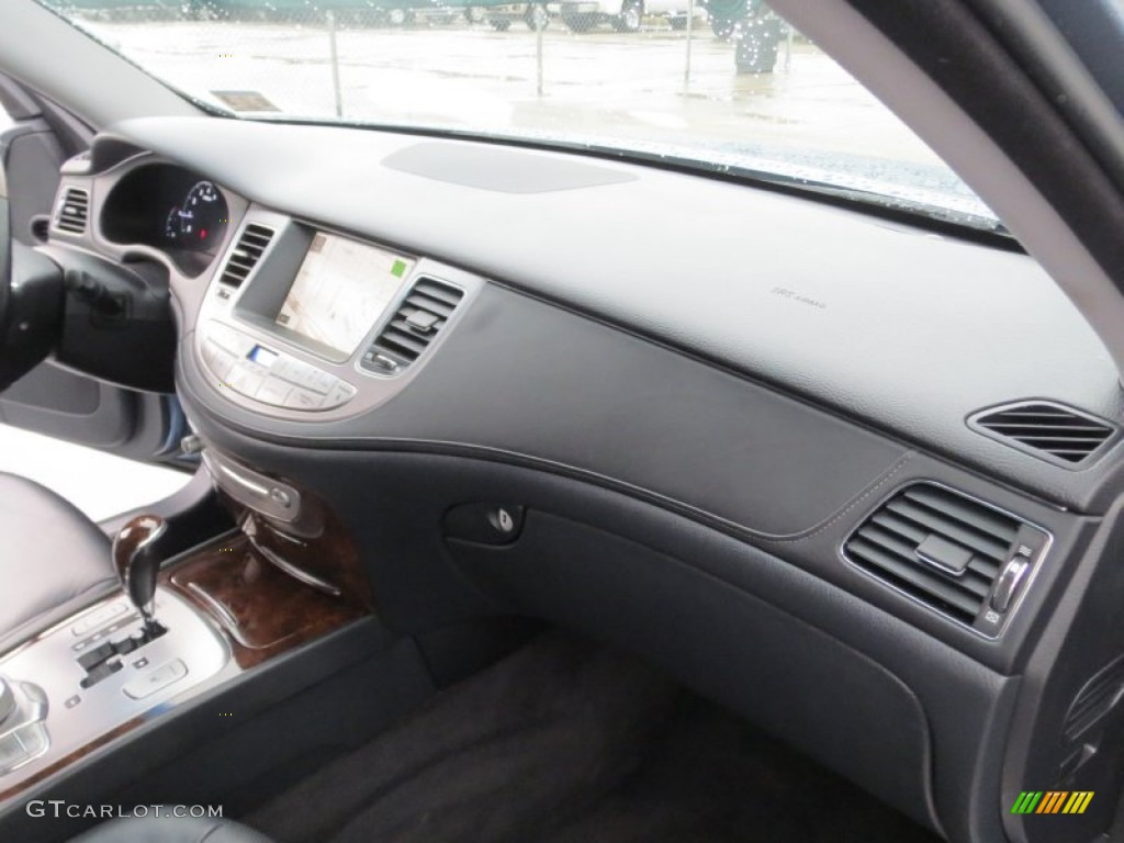 2009 Hyundai Genesis 4.6 Sedan Black Dashboard Photo #75773642