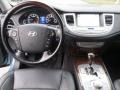 2009 Hyundai Genesis Black Interior Dashboard Photo