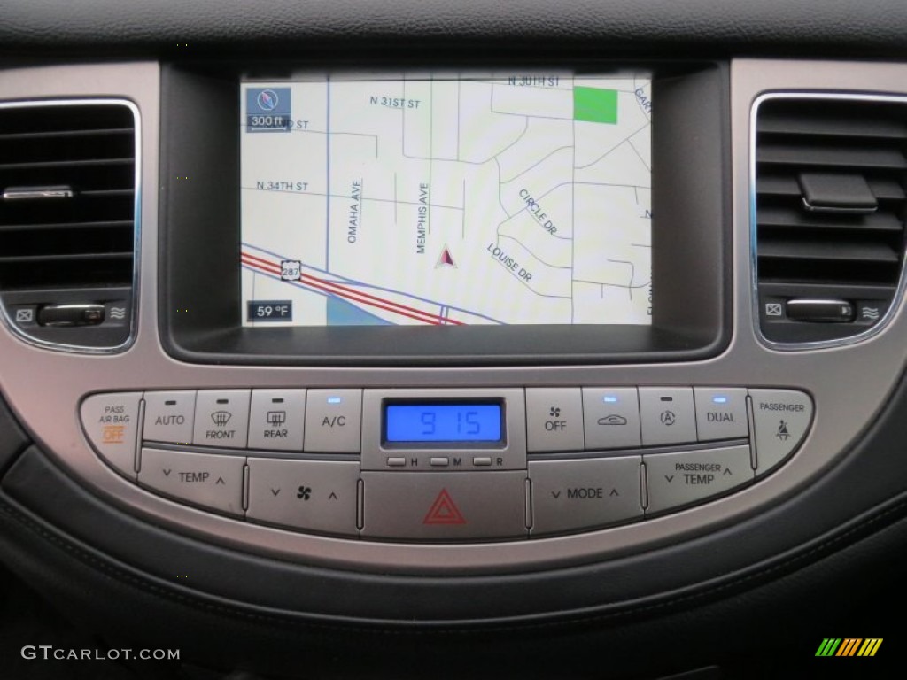 2009 Hyundai Genesis 4.6 Sedan Navigation Photos