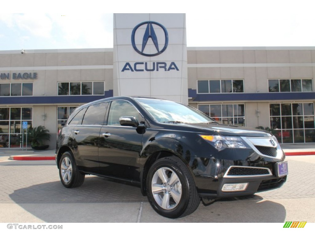 2013 MDX SH-AWD - Crystal Black Pearl / Ebony photo #1