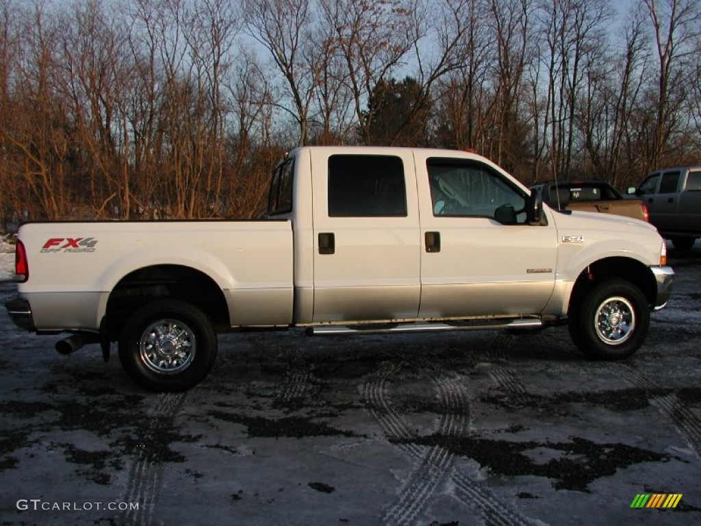 2004 F250 Super Duty FX4 Crew Cab 4x4 - Oxford White / Medium Flint photo #13