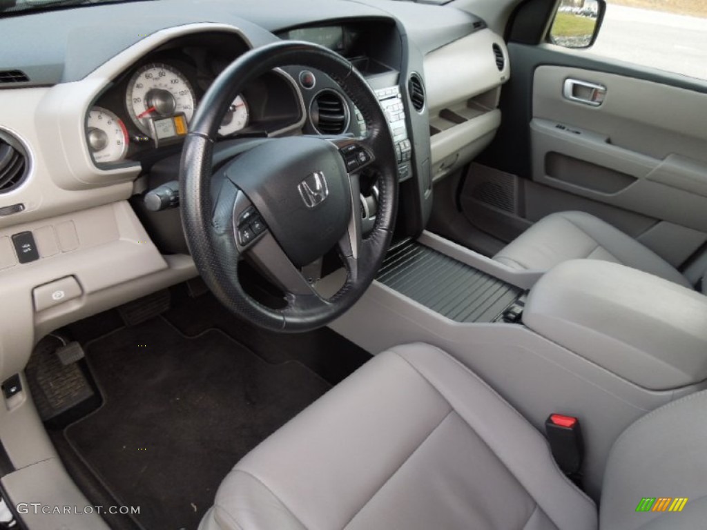 Gray Interior 2011 Honda Pilot EX-L Photo #75774968