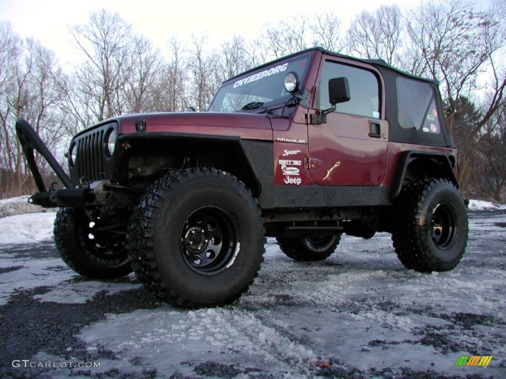 Sienna Red Pearl Jeep Wrangler