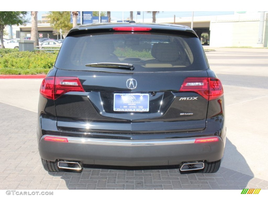 2013 MDX SH-AWD - Crystal Black Pearl / Parchment photo #6