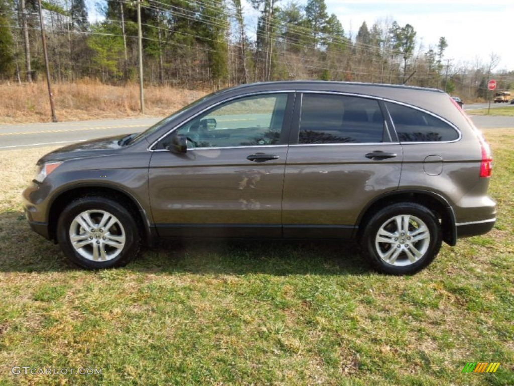 2011 CR-V EX 4WD - Urban Titanium Metallic / Black photo #3