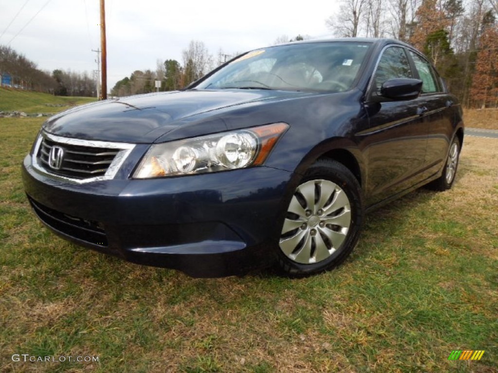 2010 Accord LX Sedan - Royal Blue Pearl / Gray photo #1